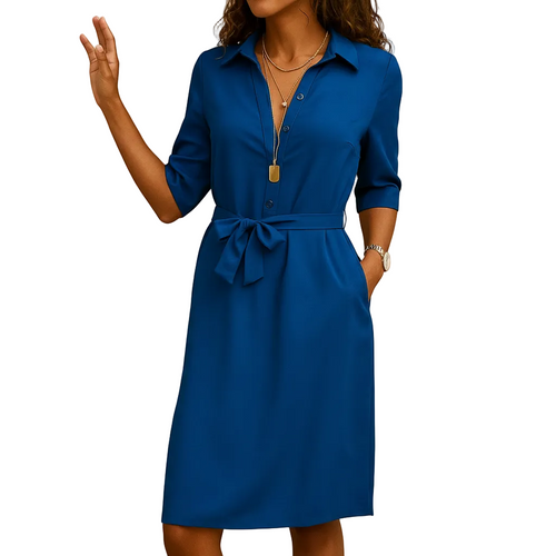Elegant Midi Dress for Women Comfortable Fit Versatile Wear – Victoria's  Boutique